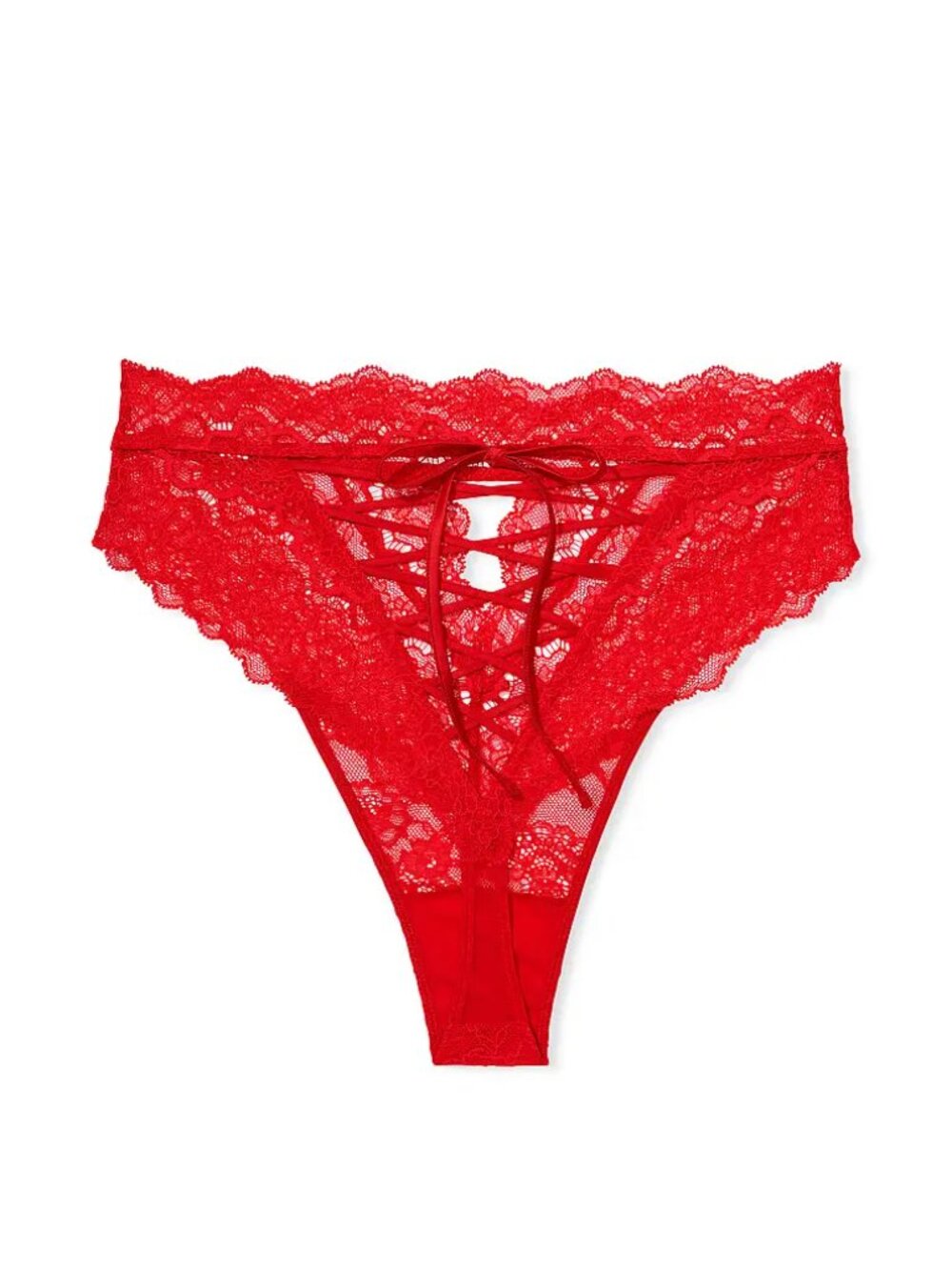 Victoria’s Secret Dream Angel Red High Rise Thong (L) NWT